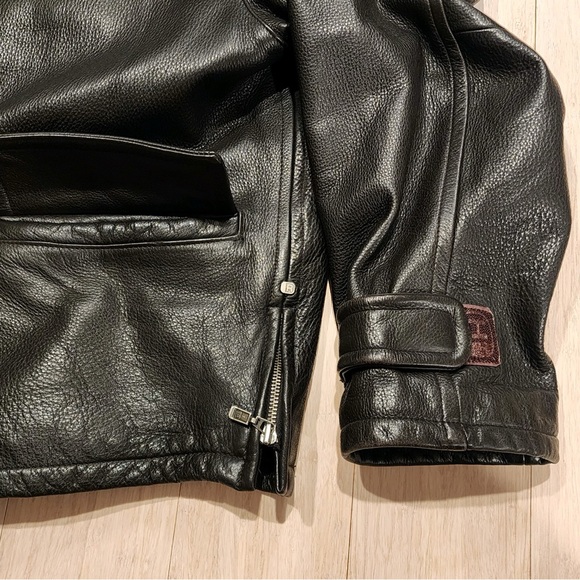 Vintage Kenneth Cole Leather Jacket With Removable Polyester Vest Lining - Picture 11 of 16